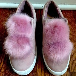 Sam Edelman pompom platform sneakers 🎀